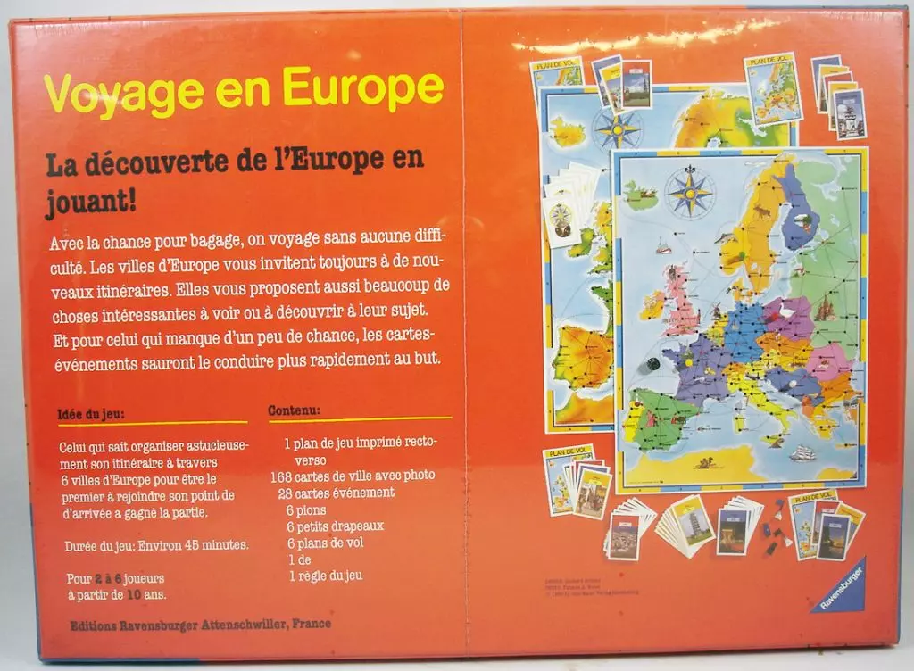 Voyage en Europe (Silben-Rallye Europa)